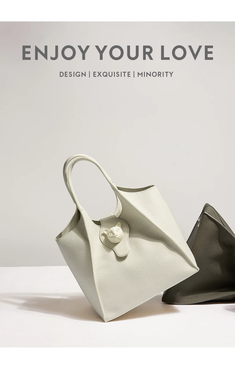 Genuine Leather Tote