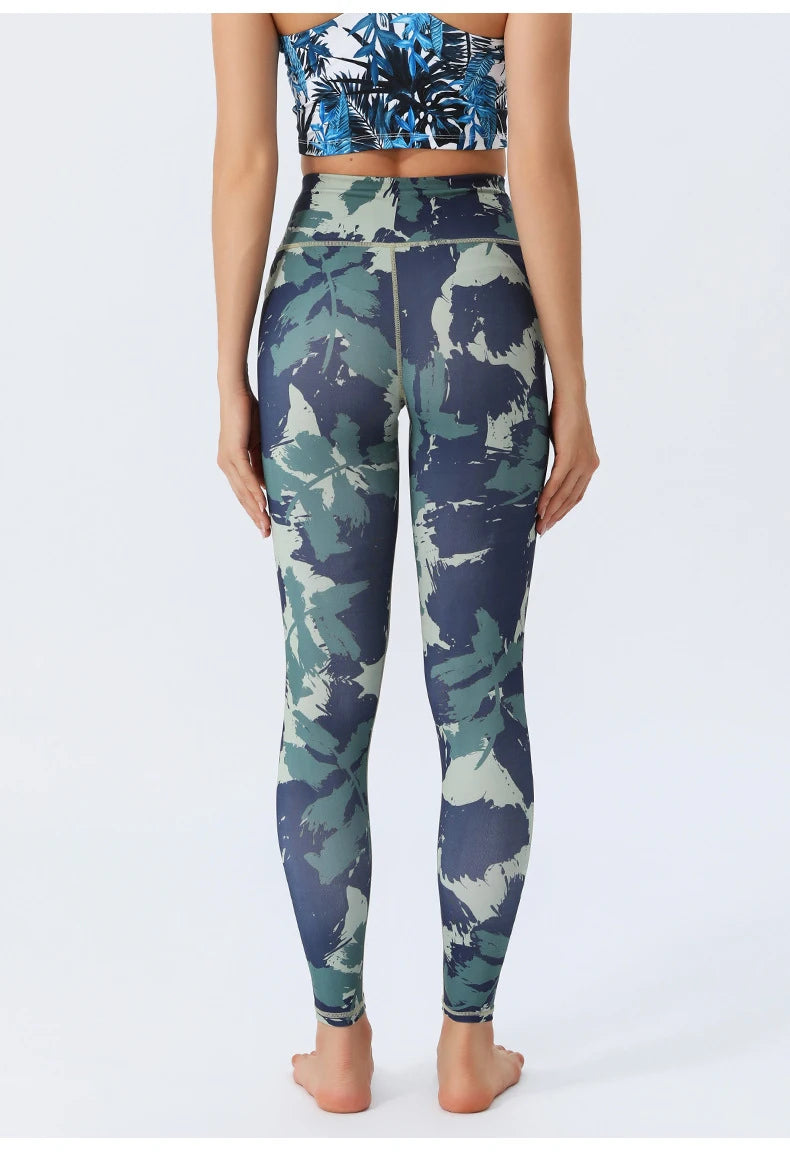 Women's Doodle Print Yoga Pants