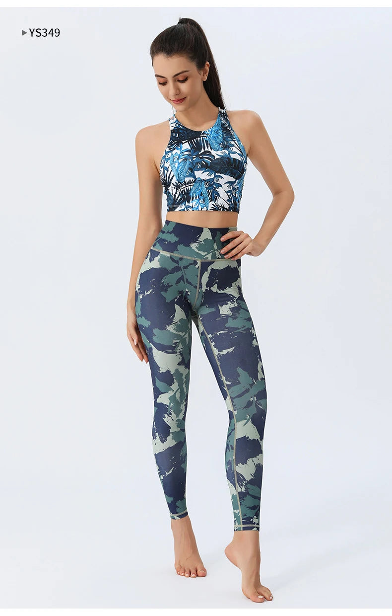 Women's Doodle Print Yoga Pants