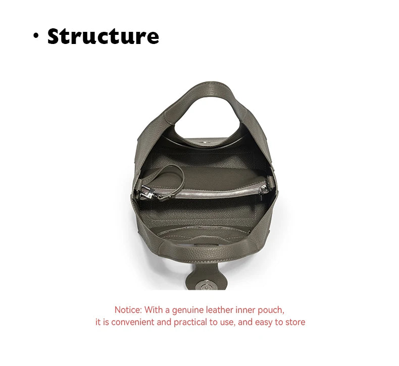 Genuine Leather Tote