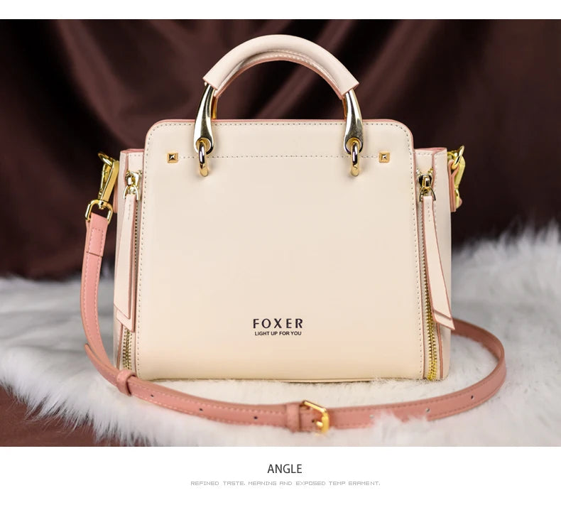 Women Split Leather Shoulder Bag