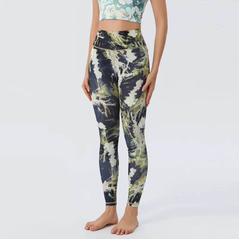 Women's Doodle Print Yoga Pants