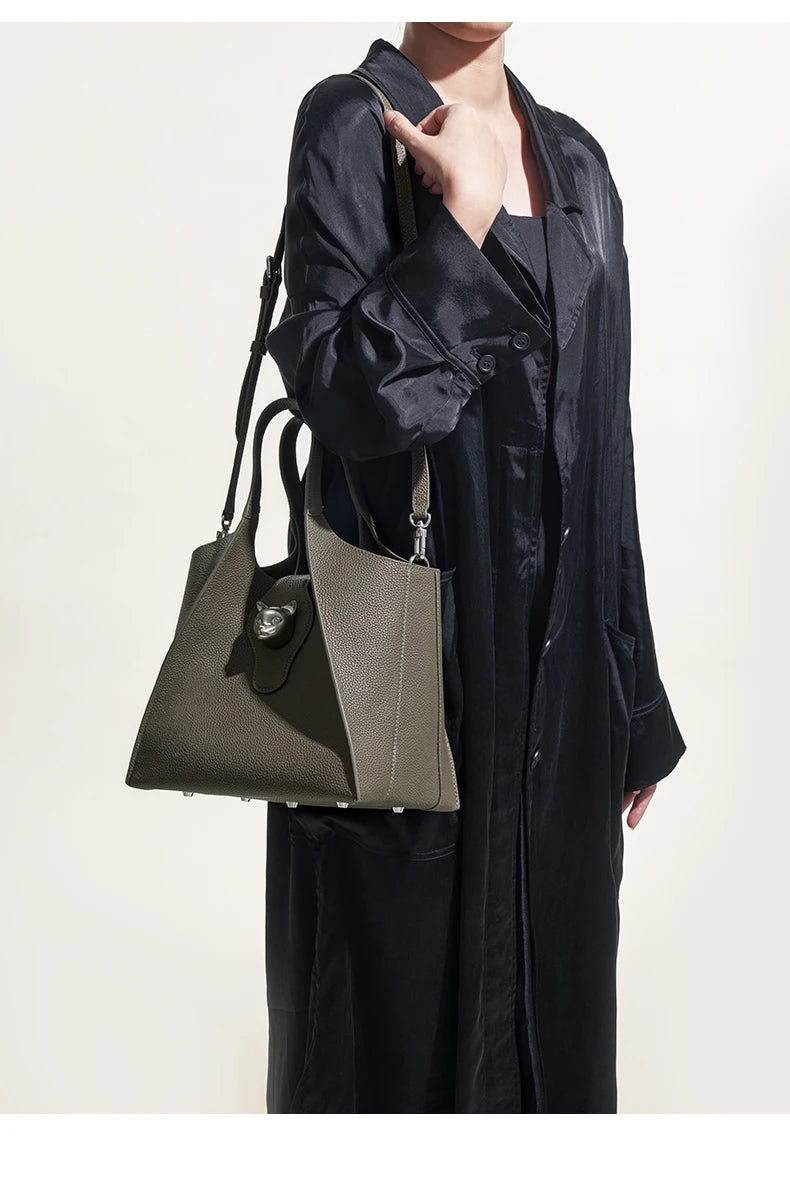 Genuine Leather Tote