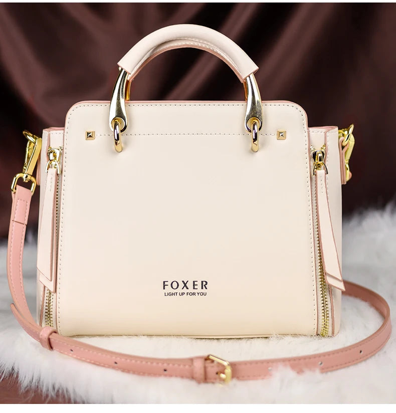 Women Split Leather Shoulder Bag