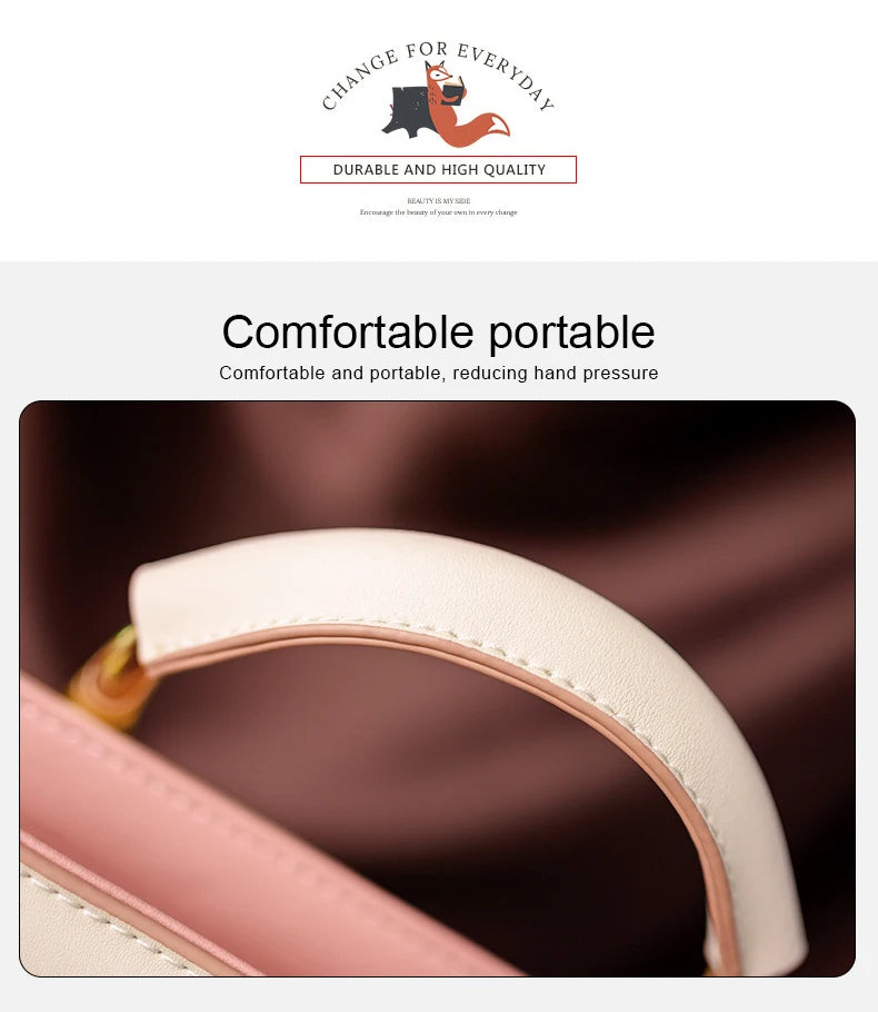 Women Split Leather Shoulder Bag