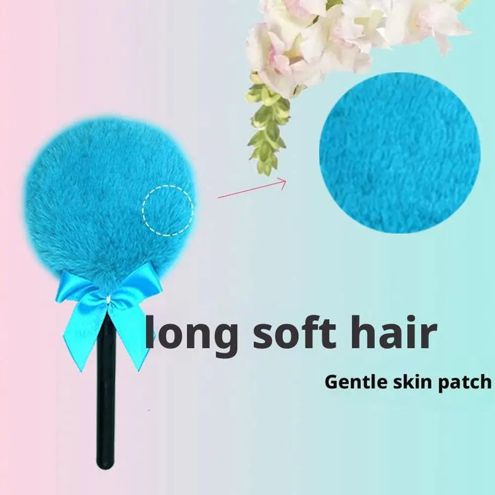 Marshmallow Powder Puff Fairy Lollipop Dry Powder Puff Plush Portable Korean Style Women Makeup Tools Beauty Accessories