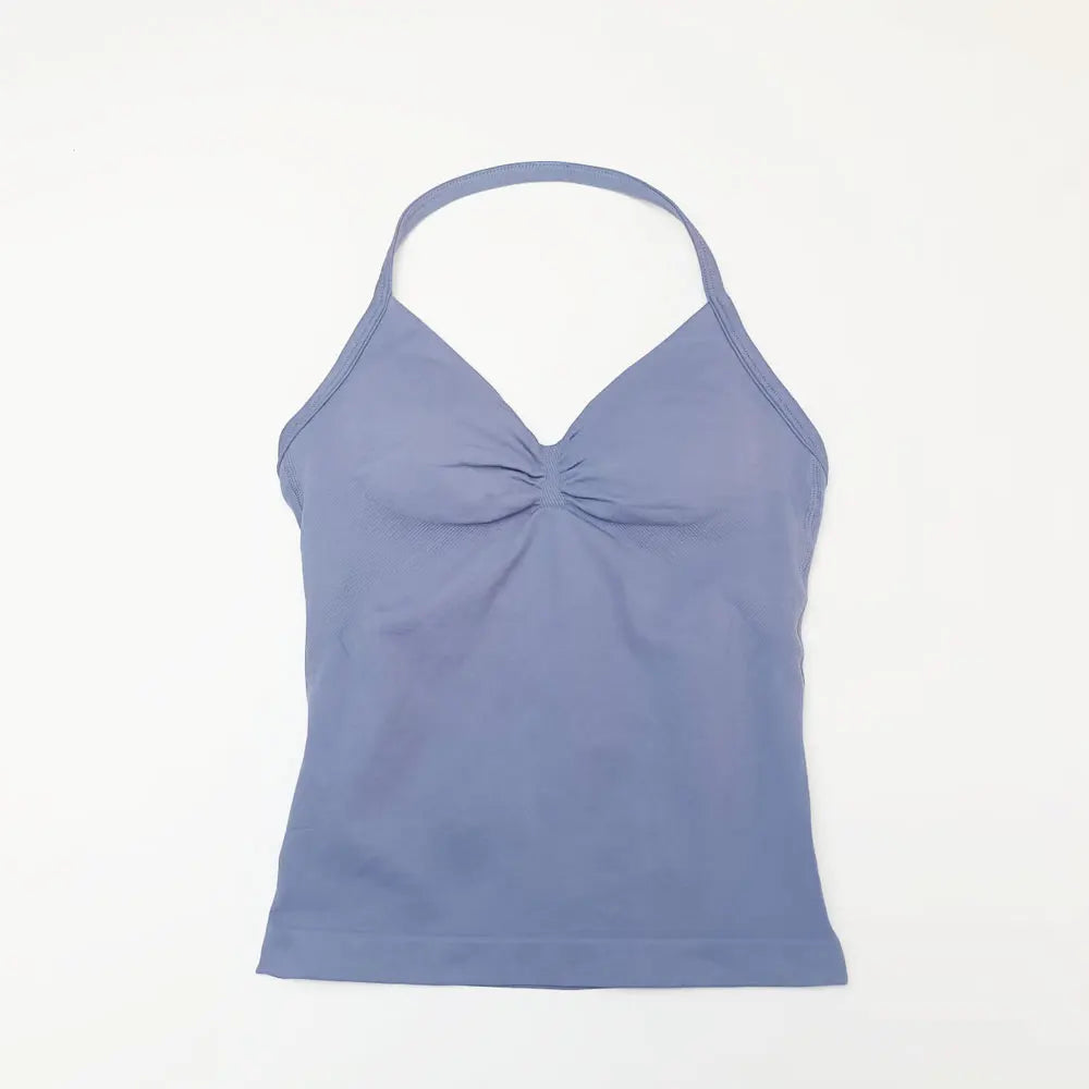 Longline Strappy Top Sports Yoga Vest