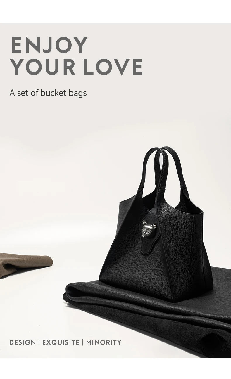 Genuine Leather Tote