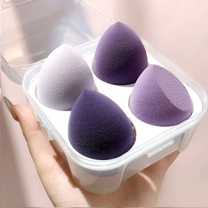 Beauty egg set 8 pieces 4 pieces hydrophilic non-latex water drop jelly puff dual-purpose makeup egg makeup sponge