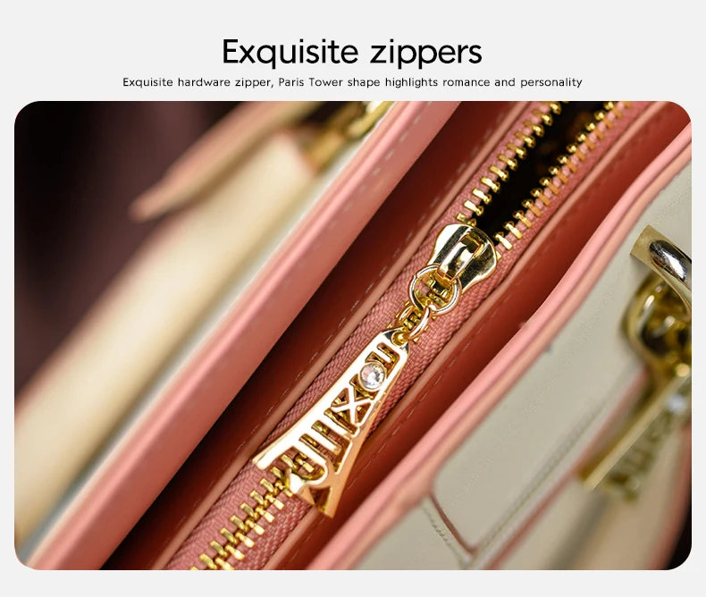 Women Split Leather Shoulder Bag