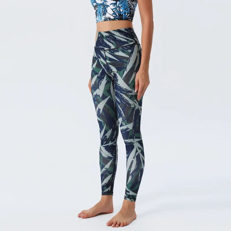 Women's Doodle Print Yoga Pants