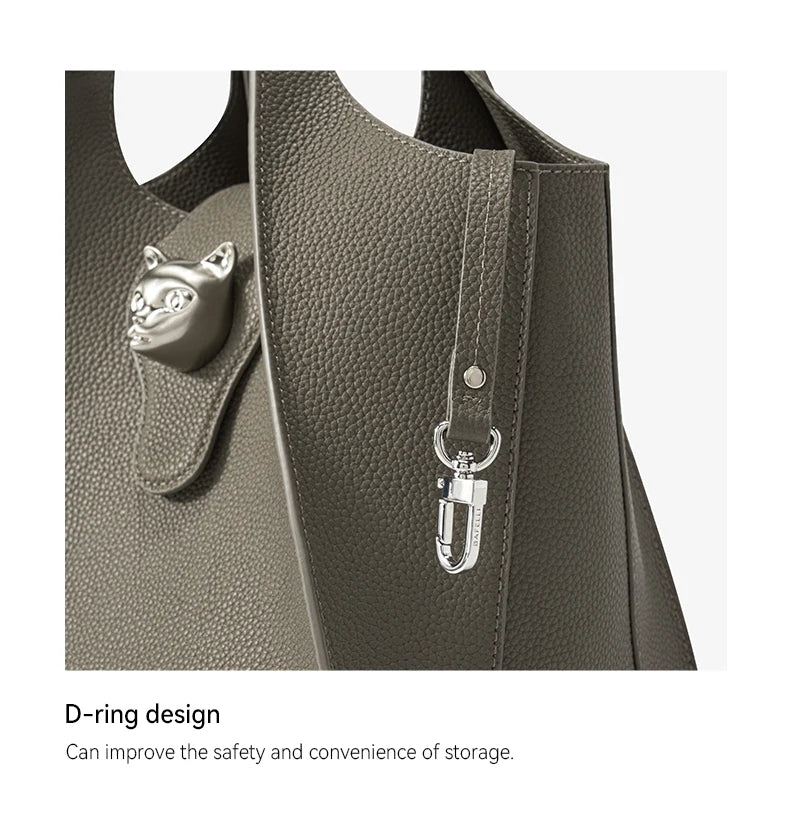 Genuine Leather Tote