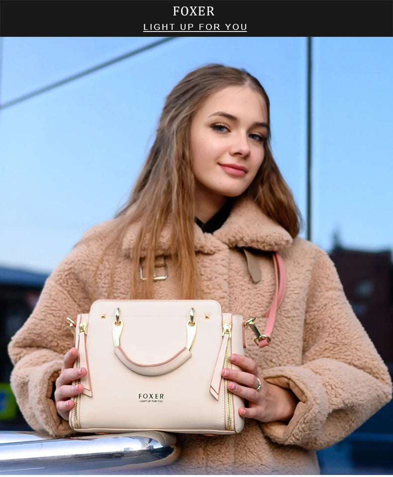 Women Split Leather Shoulder Bag