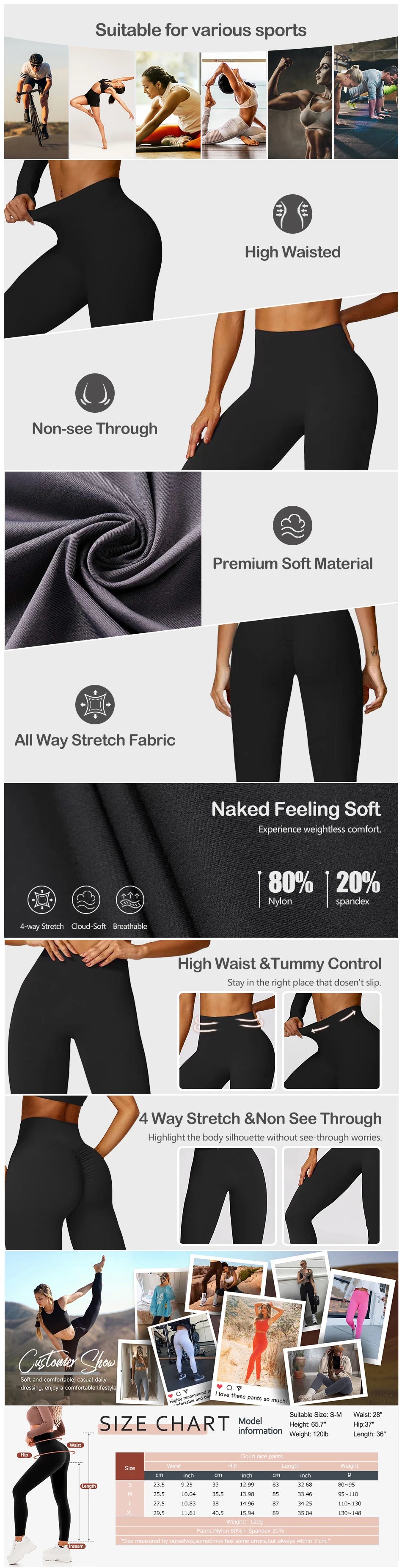 Seamless High Waist Leggings