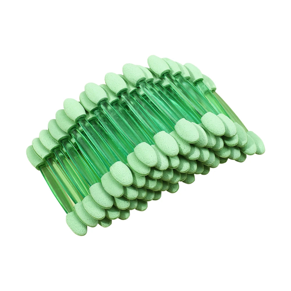 50pcs Eyeshadow Brushes Double Sided Sponge Women Make Up Cosmetic Applicator