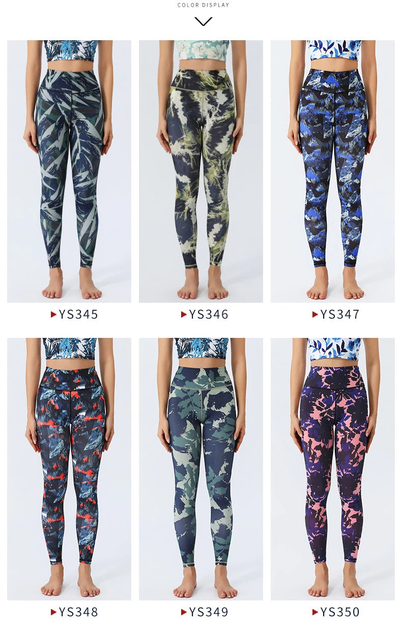 Women's Doodle Print Yoga Pants