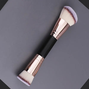 1PC Double Ended Makeup Brush for Cosmetic Loose Powder Brush Concealer Blush Brush Soft Bristles Professional Makeup Brushes
