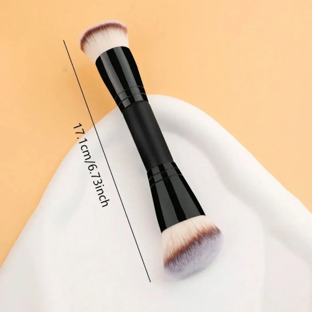 1PC Double Ended Makeup Brush for Cosmetic Loose Powder Brush Concealer Blush Brush Soft Bristles Professional Makeup Brushes