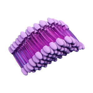 50pcs Eyeshadow Brushes Double Sided Sponge Women Make Up Cosmetic Applicator