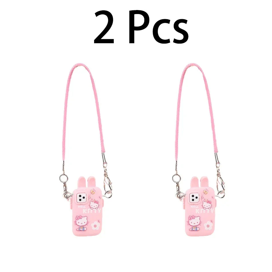 For Labubu Accessories For Crybaby Accessories Cartoon style camera phone Bag Plush Doll Accessories Pendant Fan Birthday Gift