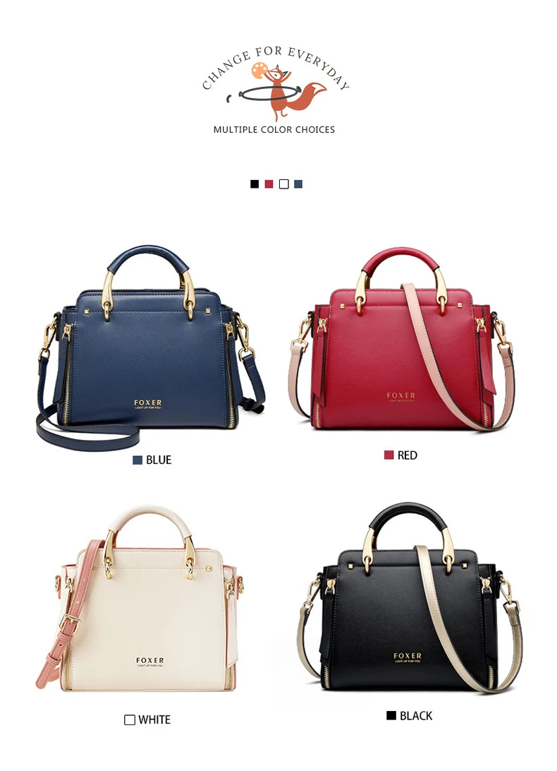 Women Split Leather Shoulder Bag