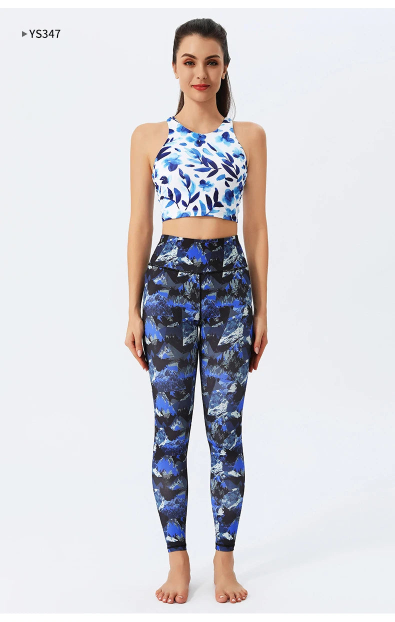 Women's Doodle Print Yoga Pants