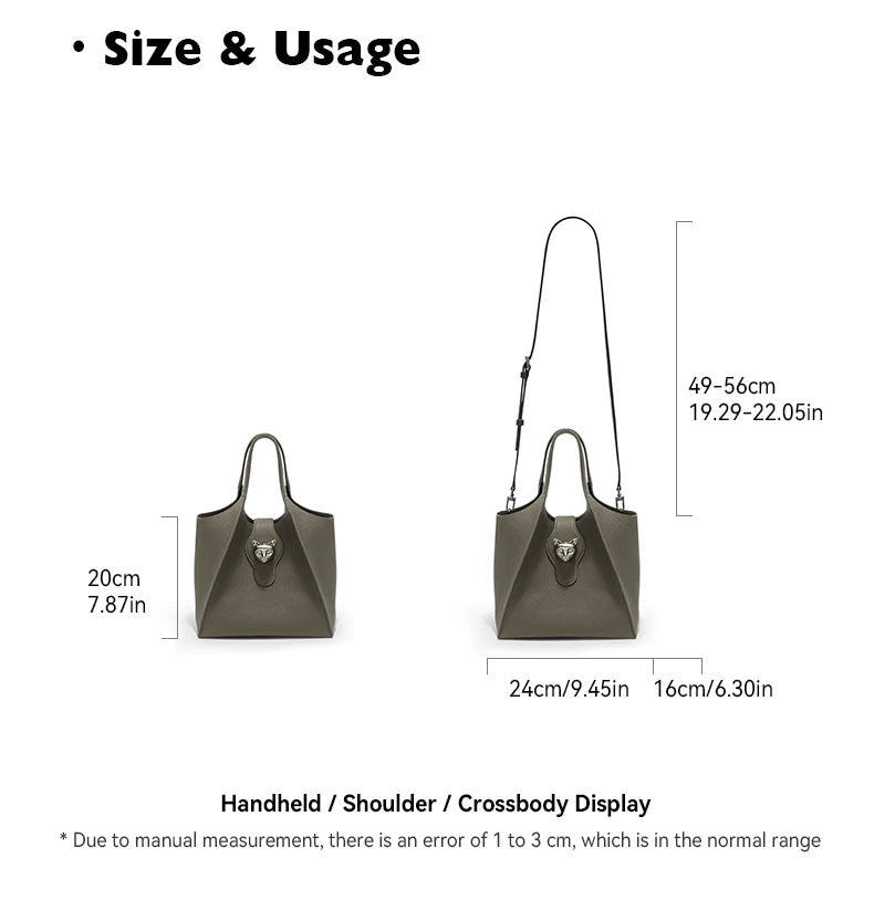 Genuine Leather Tote