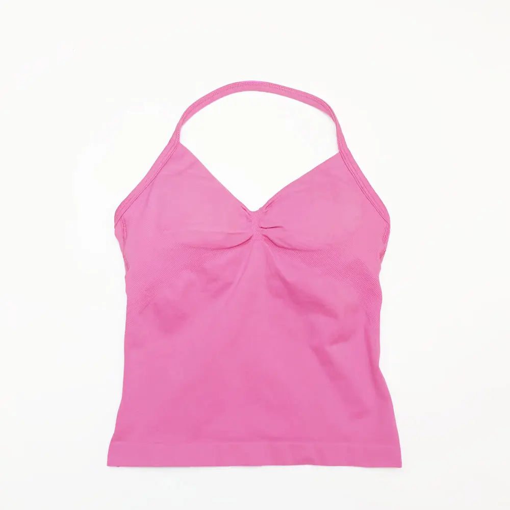Longline Strappy Top Sports Yoga Vest
