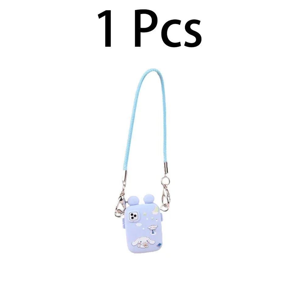 For Labubu Accessories For Crybaby Accessories Cartoon style camera phone Bag Plush Doll Accessories Pendant Fan Birthday Gift