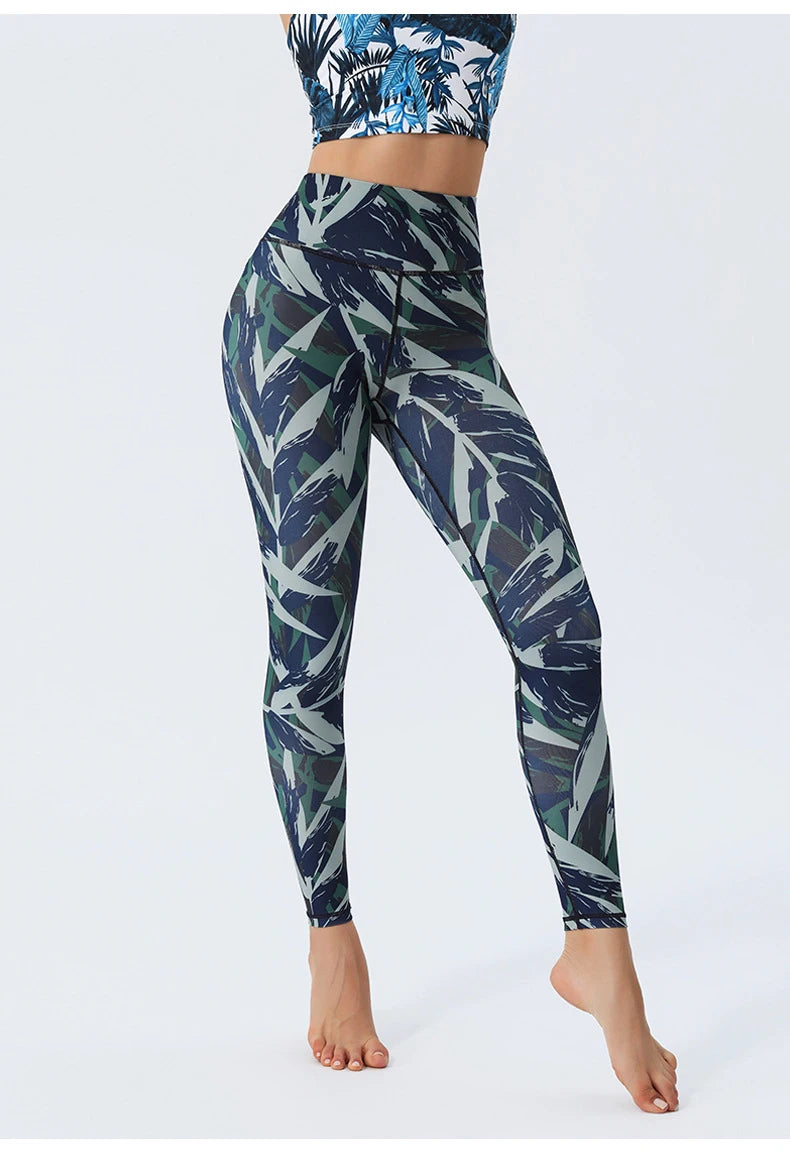 Women's Doodle Print Yoga Pants