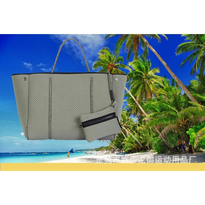 Waterproof Neoprene Beach Tote Bag