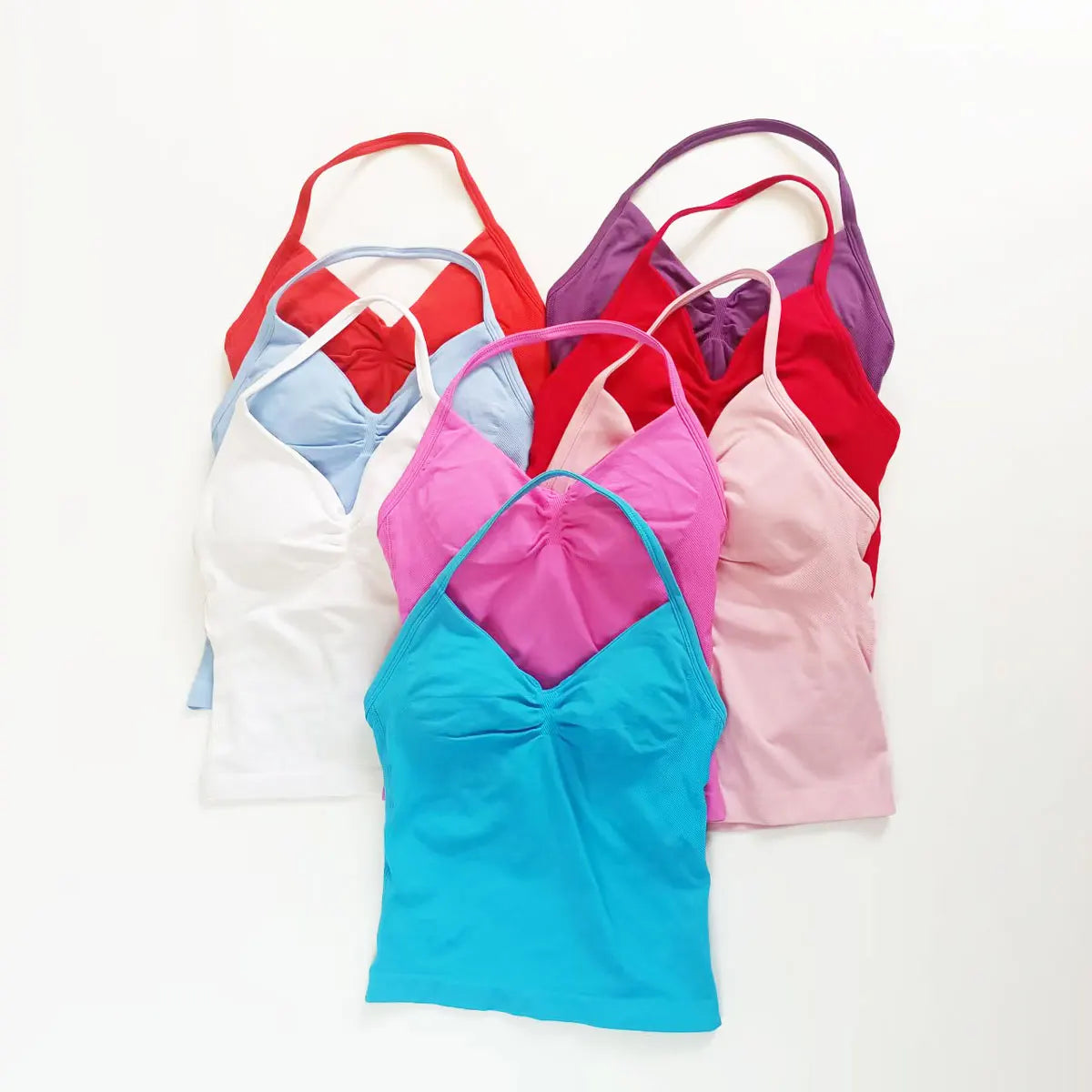 Longline Strappy Top Sports Yoga Vest