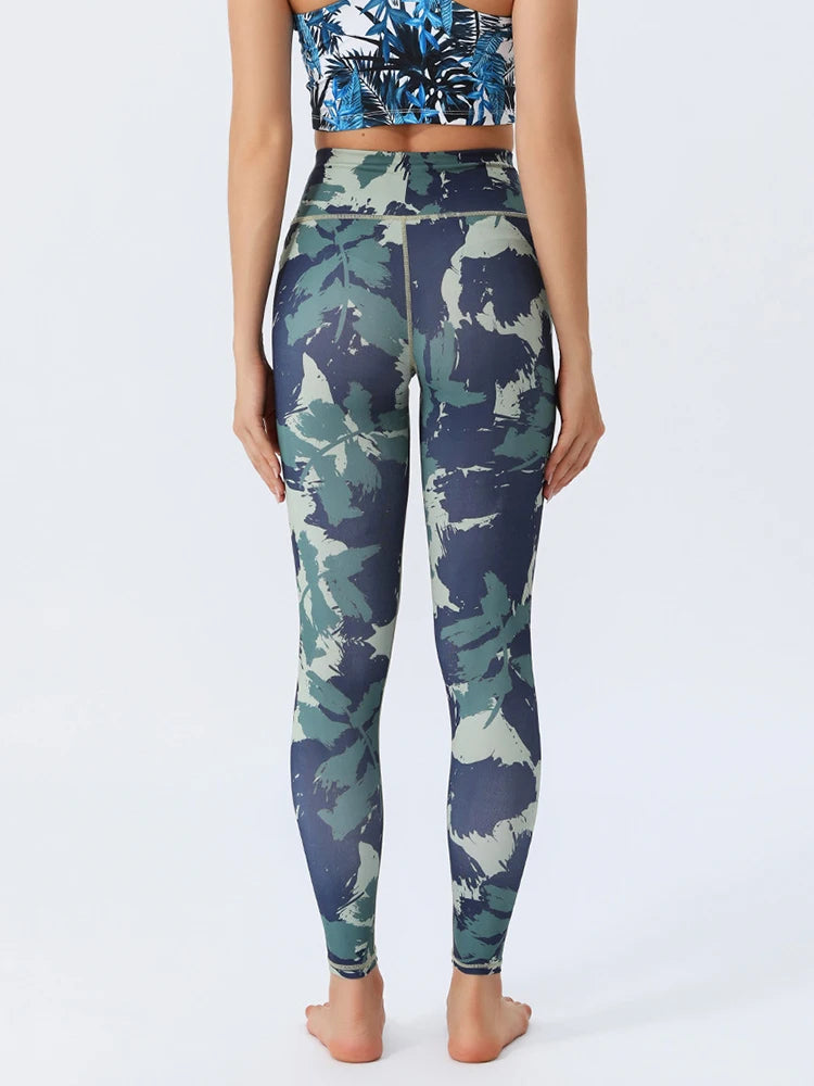 Women's Doodle Print Yoga Pants