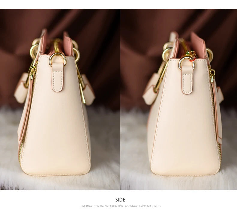 Women Split Leather Shoulder Bag