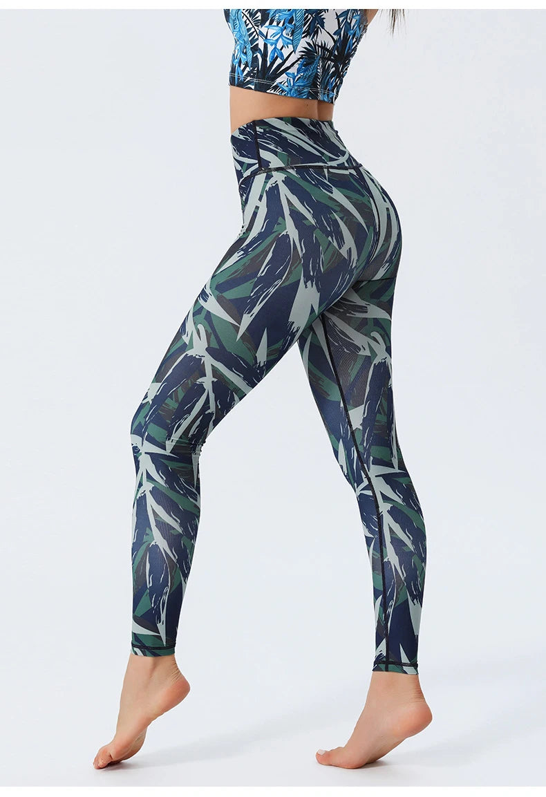 Women's Doodle Print Yoga Pants